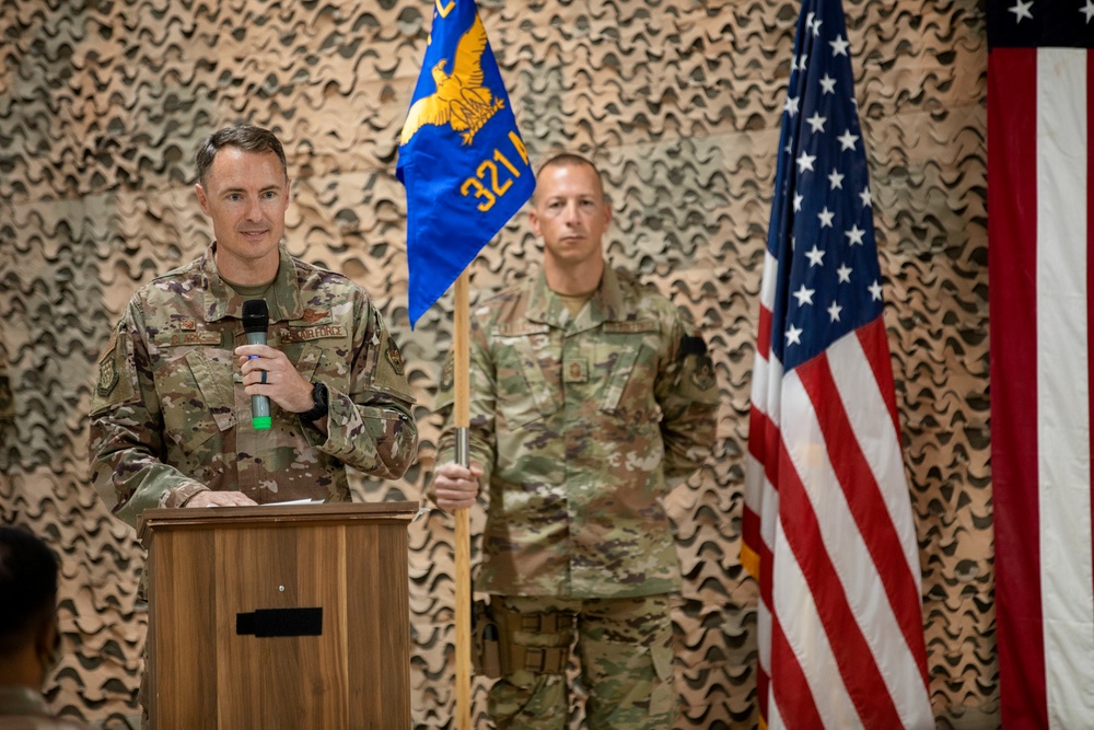 Assumption of Command for the 321st Air Expeditionary Group