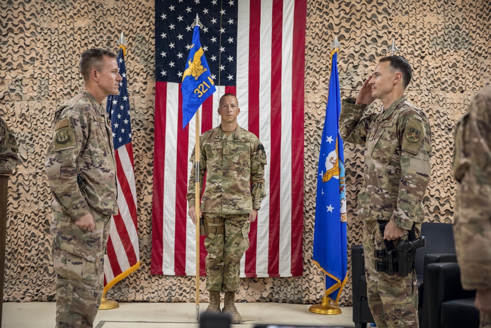 Assumption of Command for the 321st Air Expeditionary Group