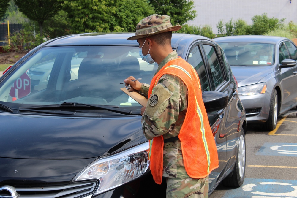 Soldiers from the 27th IBCT Support a Testing Site in Binghamton, NY