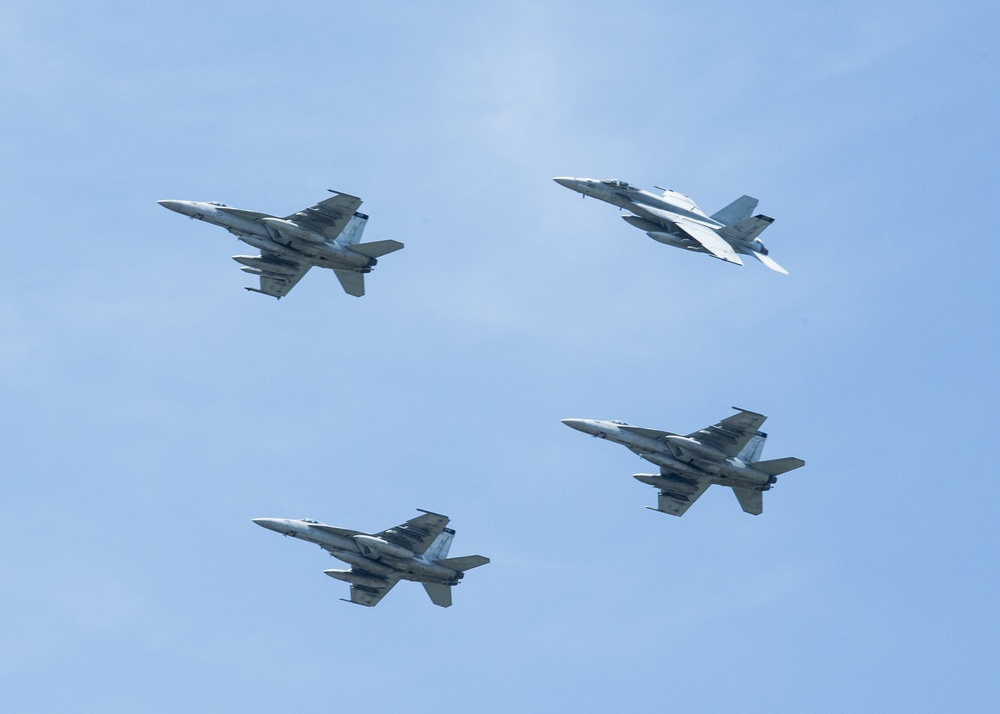 Tomcatters of Strike Fighter Squadron (VFA) 31 returned to their home base at Naval Air Station (NAS) Oceana