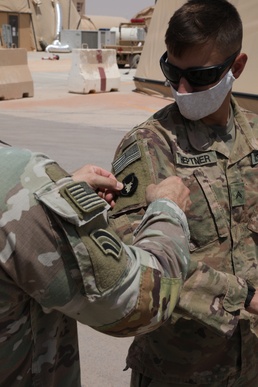 Task Force Javelin Patch Ceremony