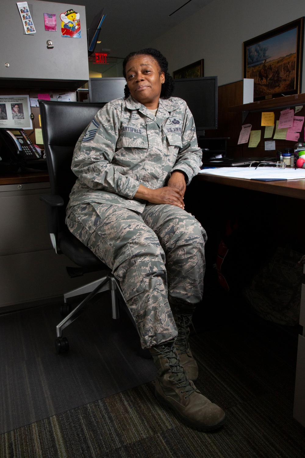 One Airman's work environment