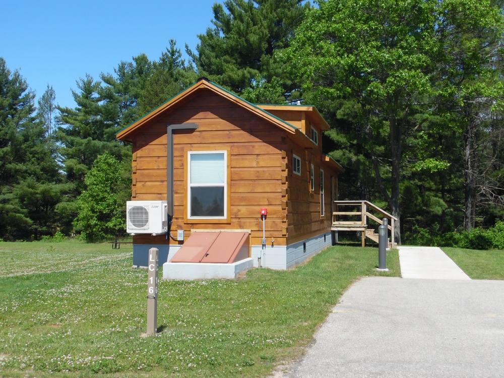 Cabins at Fort McCoy's Pine View Campground