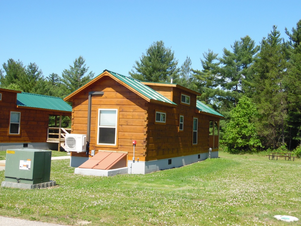 Cabins at Fort McCoy's Pine View Campground