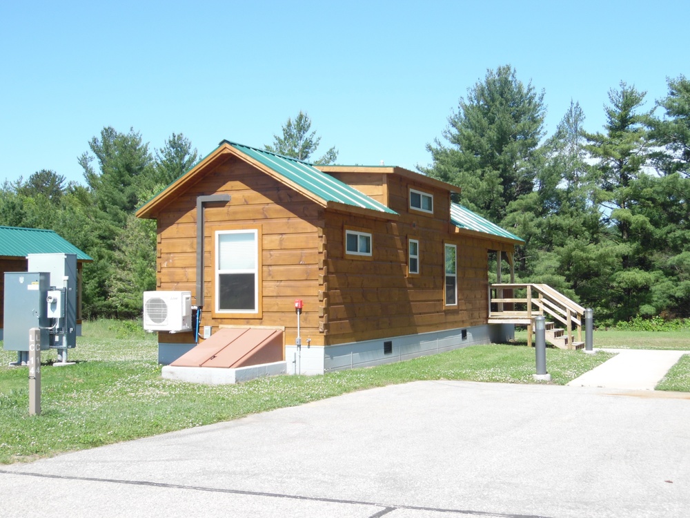 Cabins at Fort McCoy's Pine View Campground