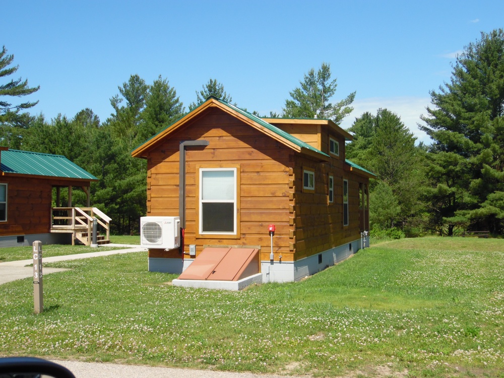 Cabins at Fort McCoy's Pine View Campground