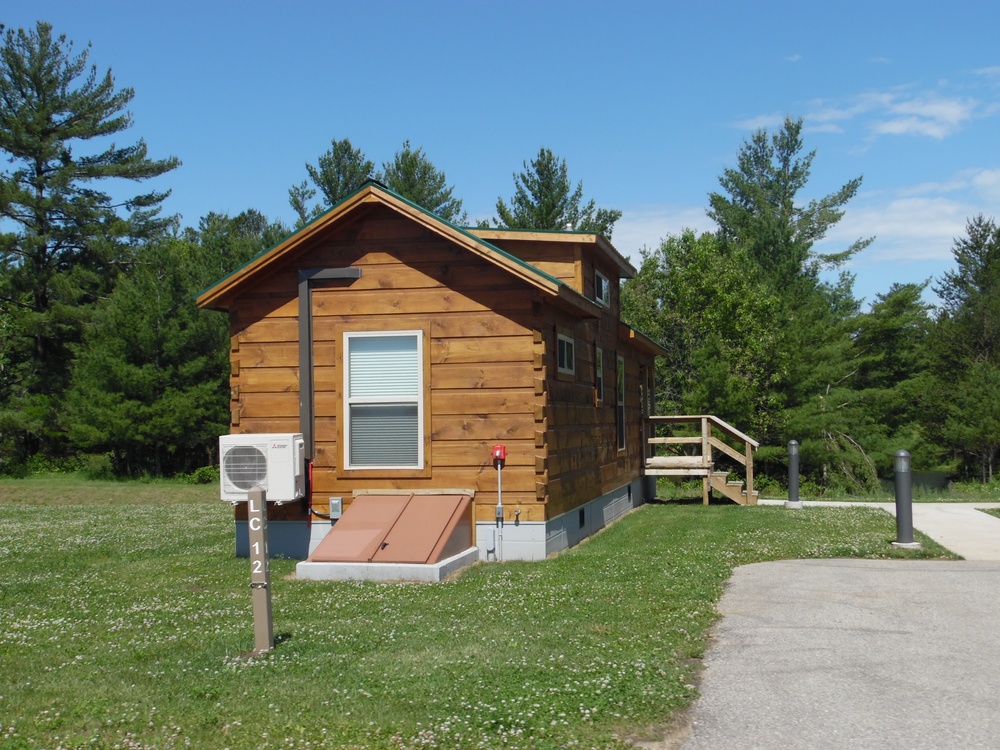 Cabins at Fort McCoy's Pine View Campground