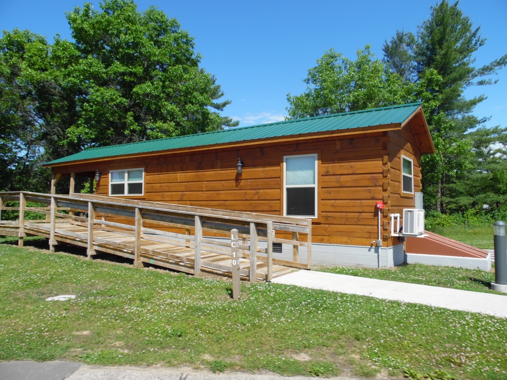 Cabins at Fort McCoy's Pine View Campground