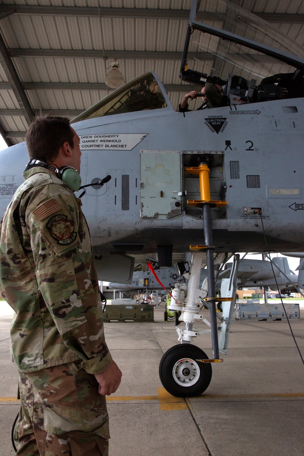 Members of the 175th Aircraft Maintenance Squadron prepare and launch aircraft