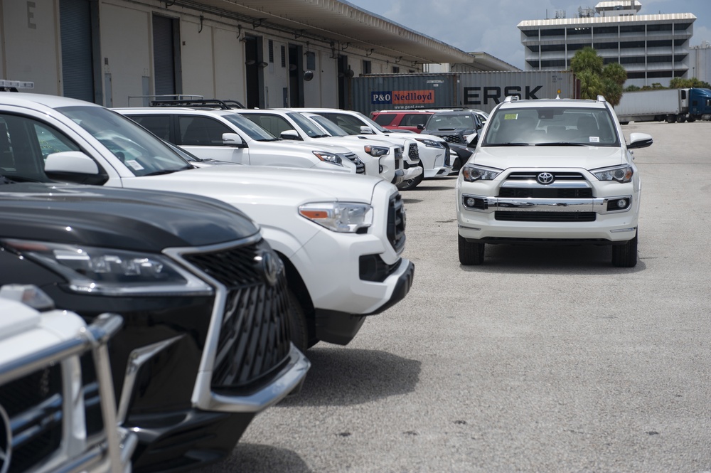 Homeland Security Investigations Miami seizes 81 vehicles destined for Venezuela