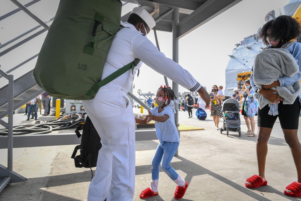 Bunker Hill Returns From Deployment