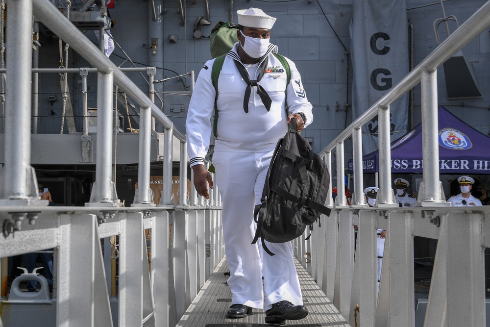 Bunker Hill Returns From Deployment