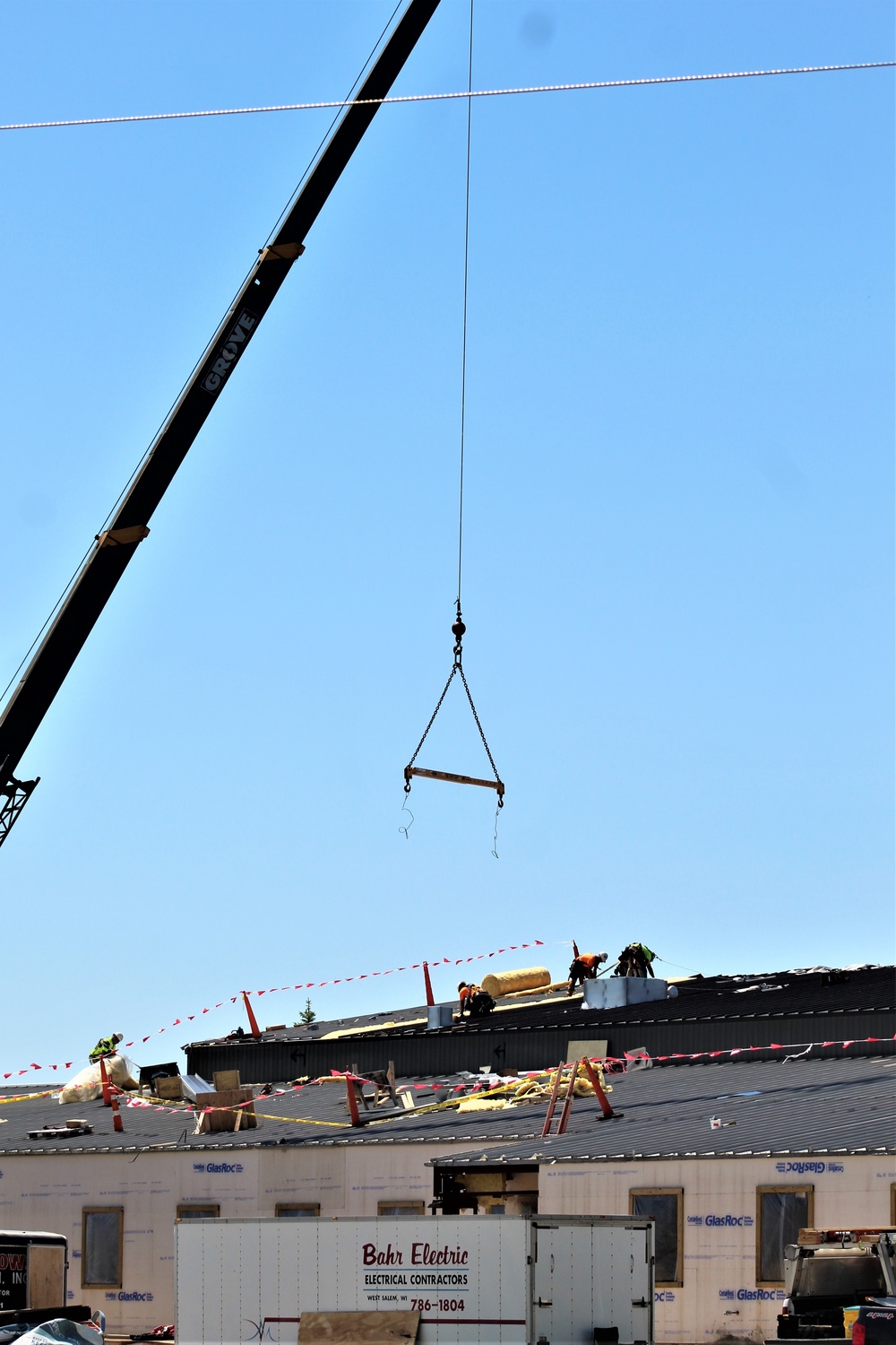 Facility construction for renovated office building continues at Fort McCoy