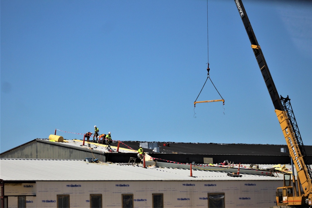 Facility construction for renovated office building continues at Fort McCoy