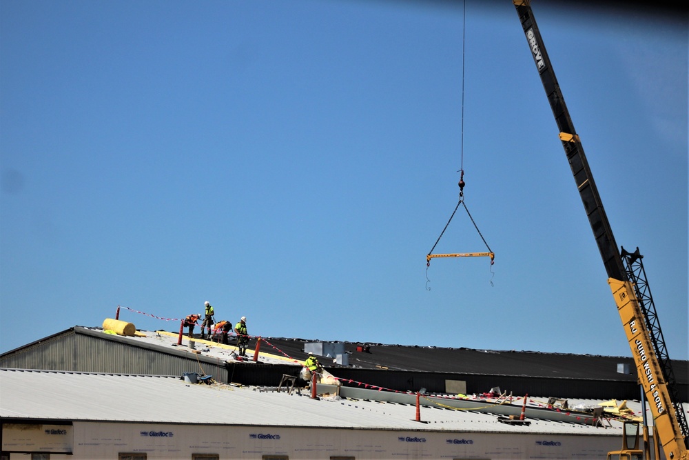 Facility construction for renovated office building continues at Fort McCoy