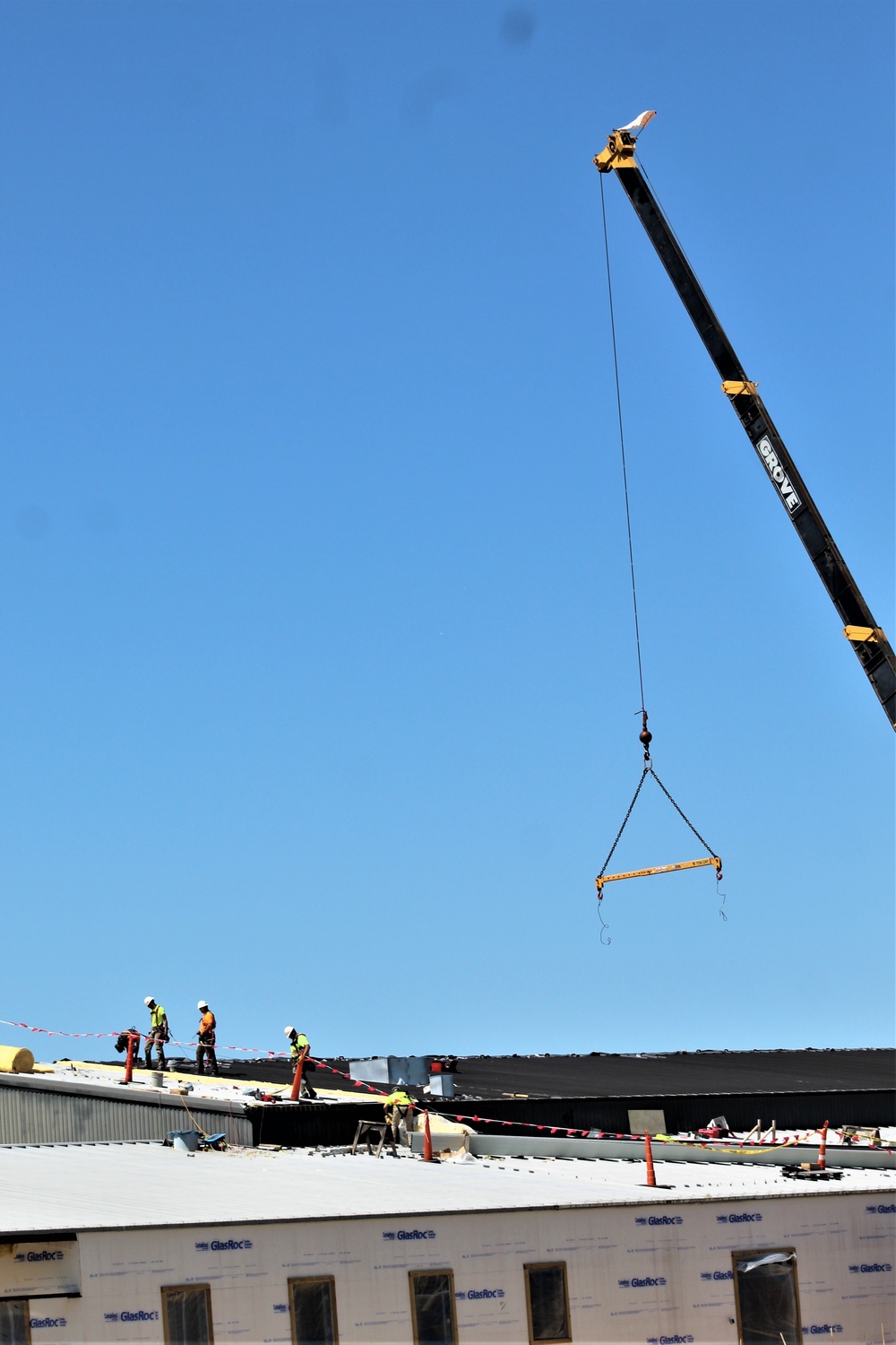 Facility construction for renovated office building continues at Fort McCoy