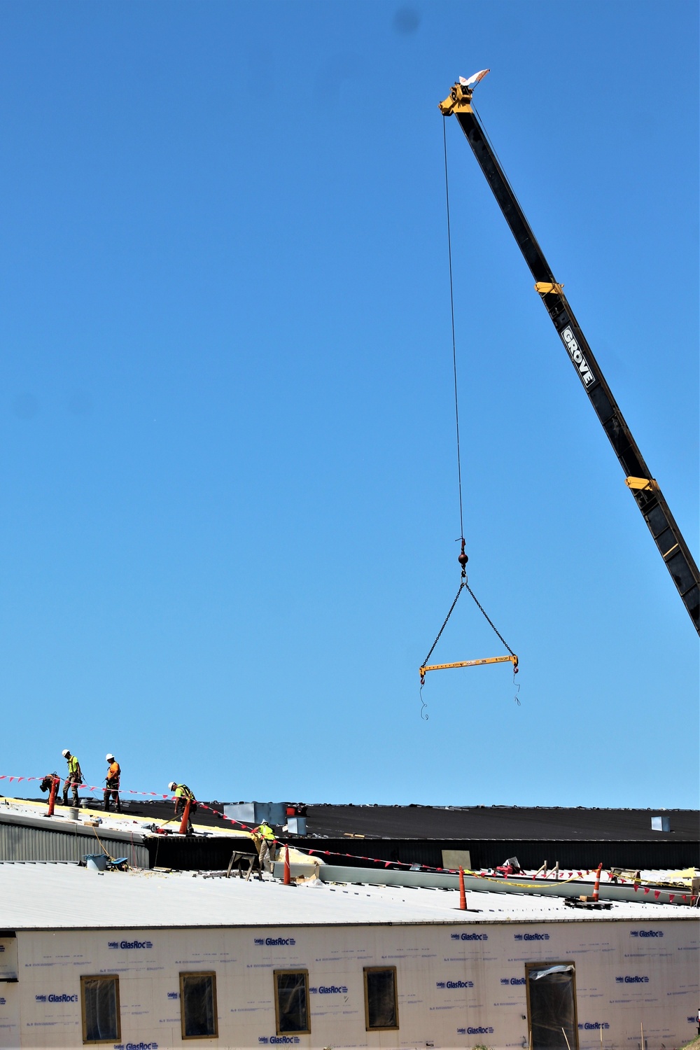 Facility construction for renovated office building continues at Fort McCoy