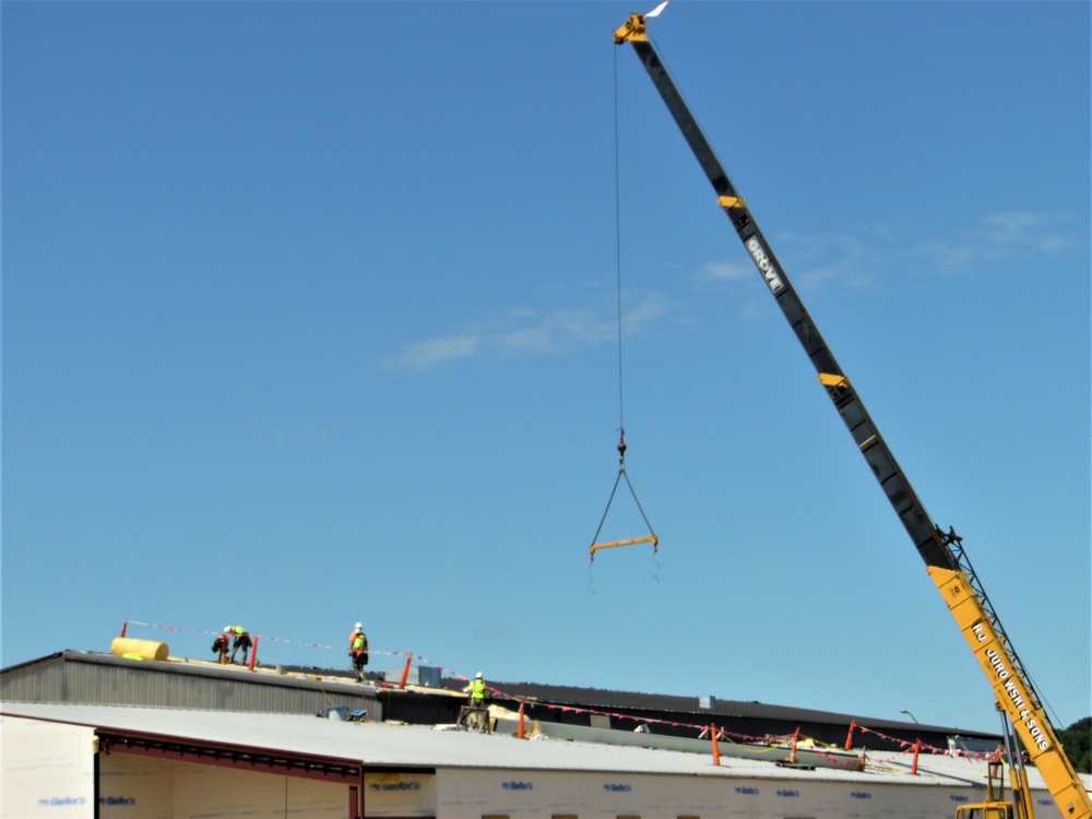 Facility construction for renovated office building continues at Fort McCoy