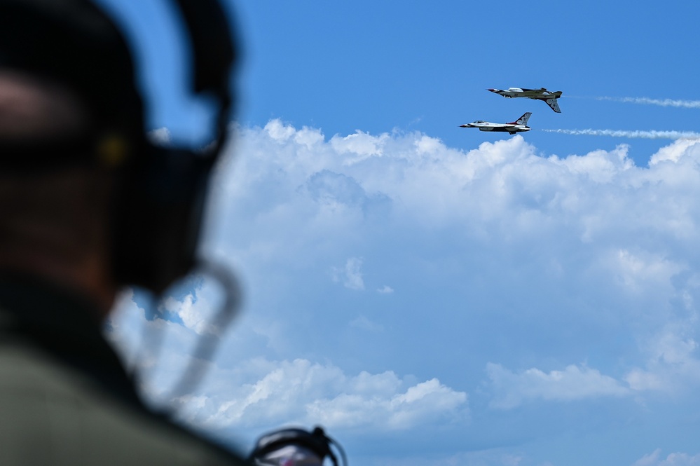 Air Force Thunderbirds train and recertify at Langley