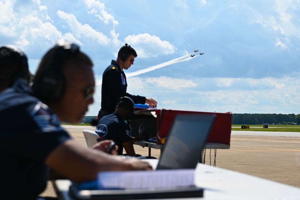 Air Force Thunderbirds train and recertify at Langley