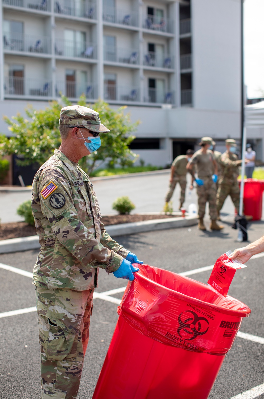 Delaware Nat’l Guard at Rehoboth Beach, checks 1,220-plus for COVID-19