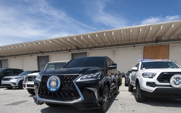 Homeland Security Investigations Miami seizes 81 vehicles destined for Venezuela
