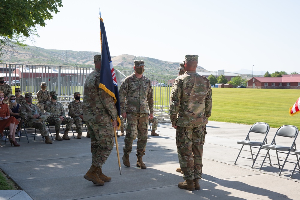 Utah National Guard Conducts Senior Enlisted Leader Change of Responsibility 07-07-2020