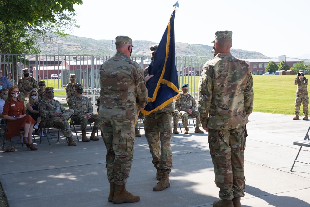 Utah National Guard Conducts Senior Enlisted Leader Change of Responsibility 07-07-2020