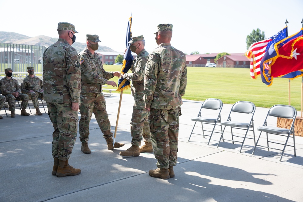 Utah National Guard Conducts Senior Enlisted Leader Change of Responsibility 07-07-2020