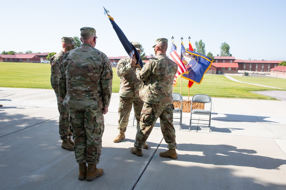 Utah National Guard Conducts Senior Enlisted Leader Change of Responsibility 07-07-2020