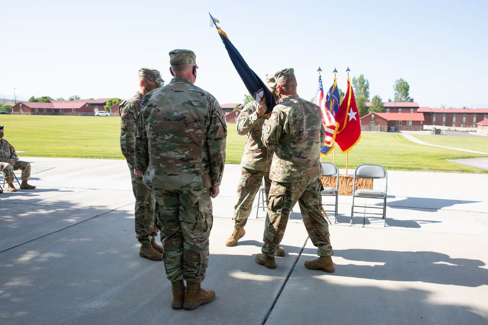 Utah National Guard Conducts Senior Enlisted Leader Change of Responsibility 07-07-2020