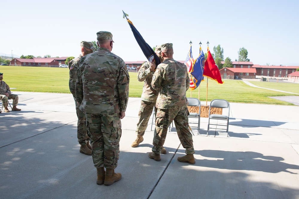 Utah National Guard Conducts Senior Enlisted Leader Change of Responsibility 07-07-2020