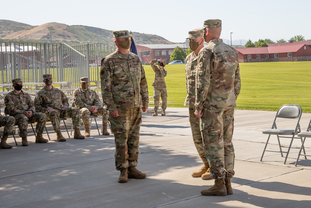 Utah National Guard Conducts Senior Enlisted Leader Change of Responsibility 07-07-2020