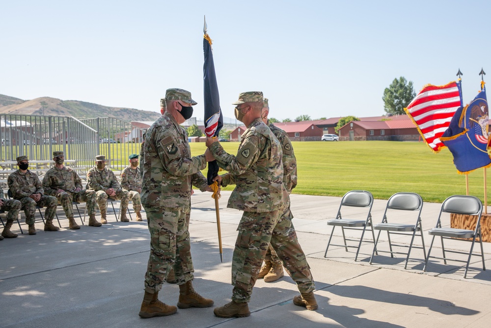 Utah National Guard Conducts Senior Enlisted Leader Change of Responsibility 07-07-2020