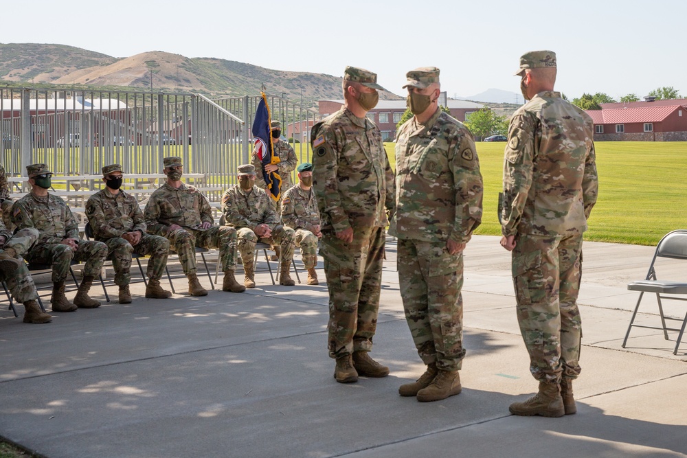 Utah National Guard Conducts Senior Enlisted Leader Change of Responsibility 07-07-2020