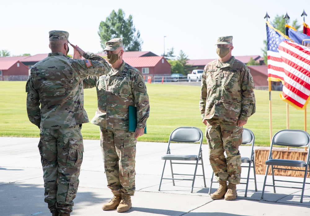 Utah National Guard Conducts Senior Enlisted Leader Change of Responsibility 07-07-2020