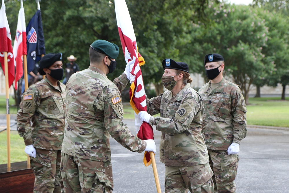 Headquarters and Headquarters Battalion Change of Command ceremony