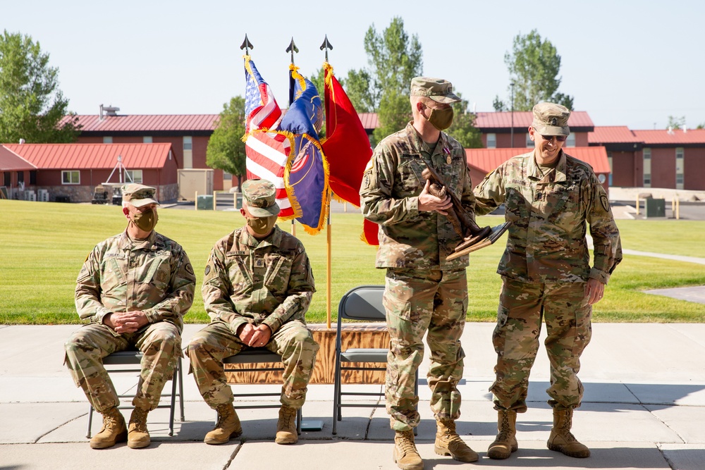 Utah National Guard Conducts Senior Enlisted Leader Change of Responsibility 07-07-2020