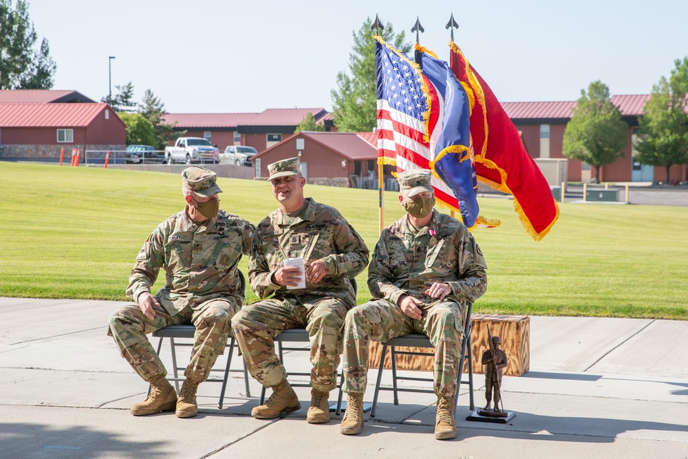 Utah National Guard Conducts Senior Enlisted Leader Change of Responsibility 07-07-2020