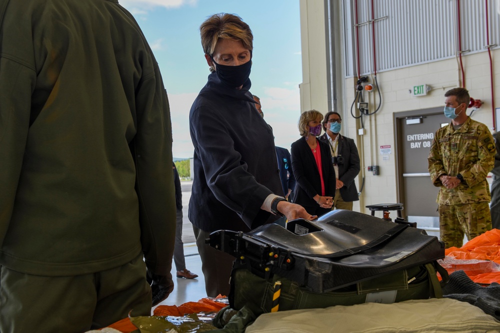 SecAF beholds Alaska airpower during visit, emphasizes Arctic’s importance to national security