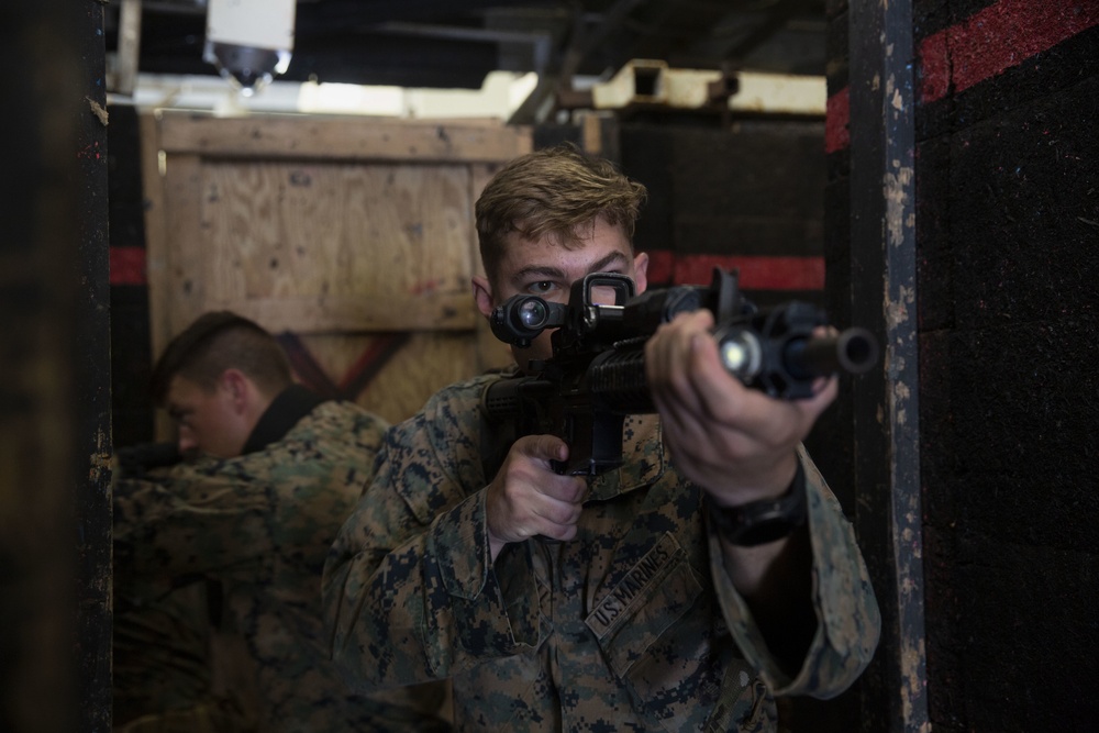 Reconnaissance Marines conduct CQT training