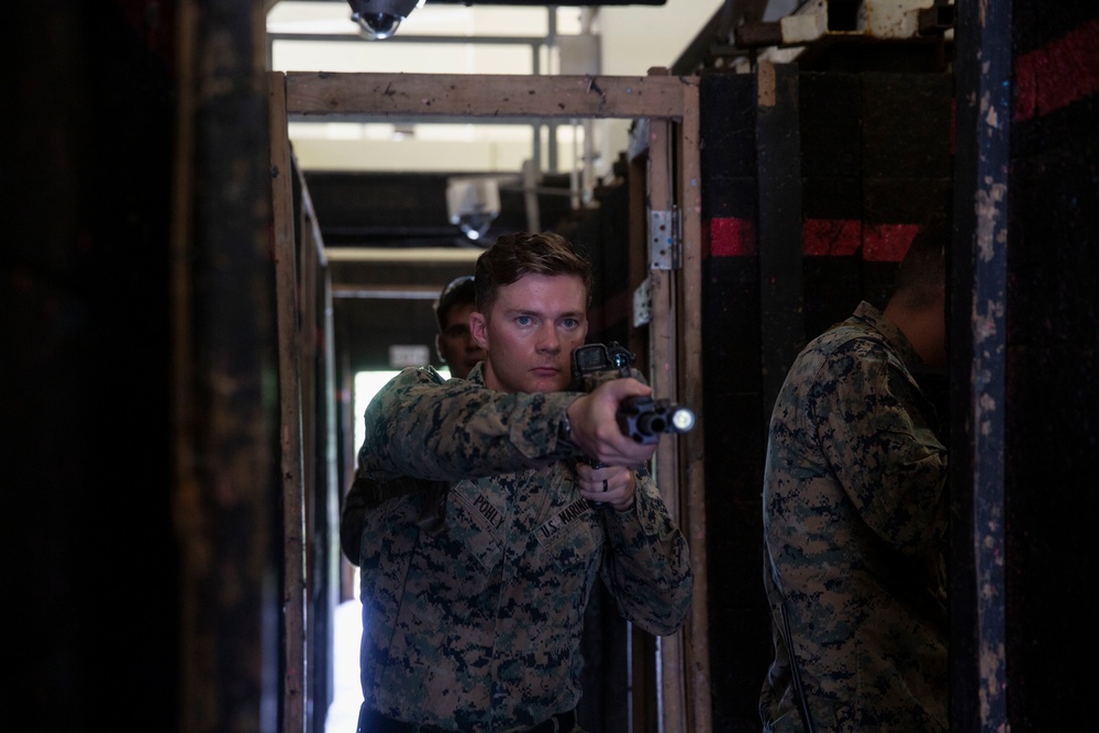 Reconnaissance Marines conduct CQT training