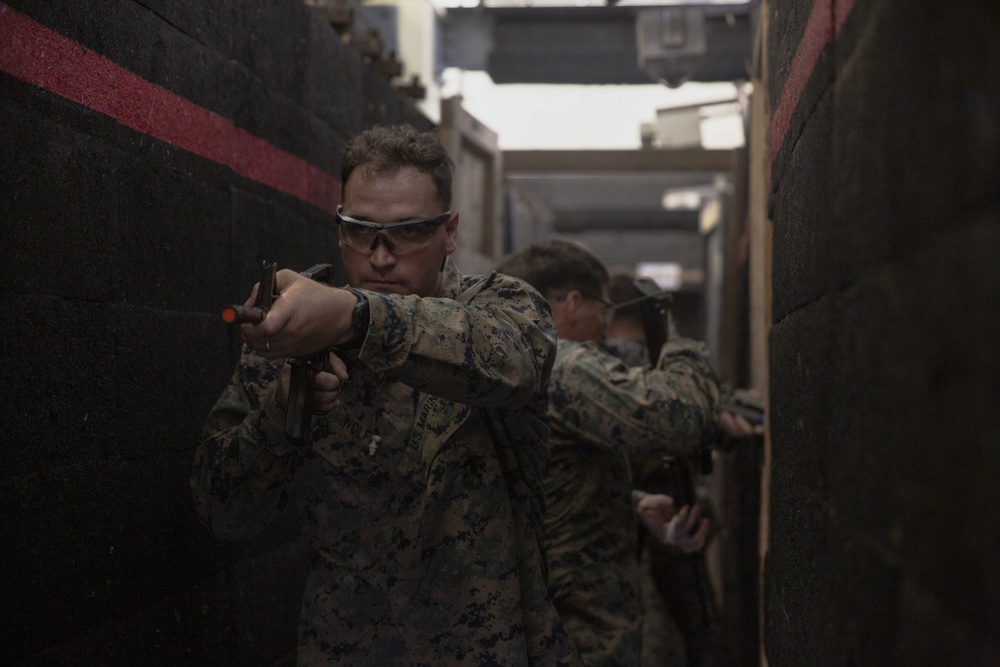 Reconnaissance Marines conduct CQT training