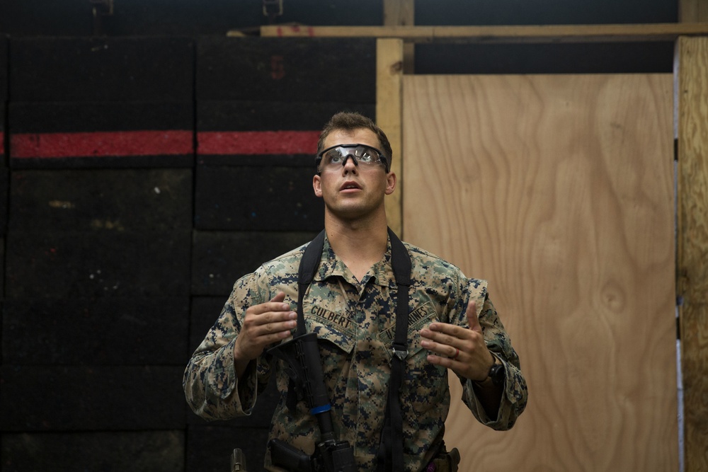 Reconnaissance Marines conduct CQT training