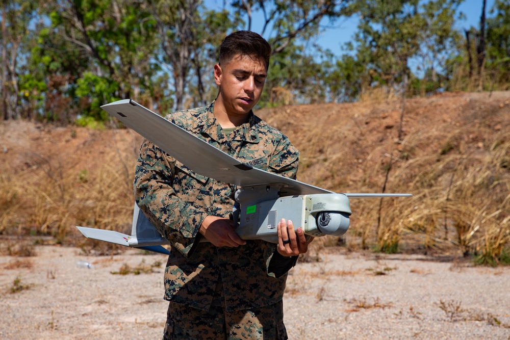 MRF-D Marines use drones to enhance patrol capability