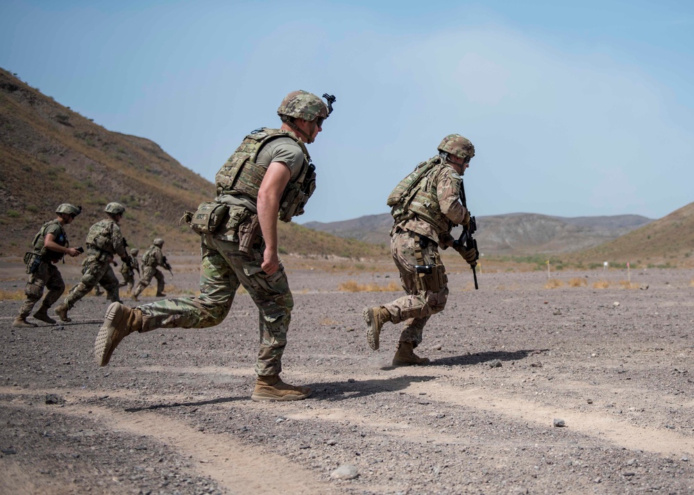 TFG Soldiers compete in rifle, pistol competition while deployed to Africa