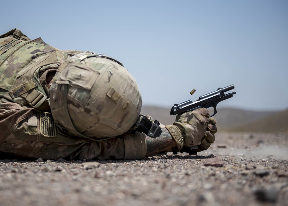 TFG Soldiers compete in rifle, pistol competition while deployed to Africa