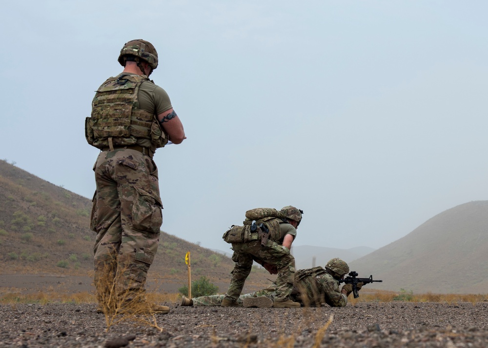 TFG Soldiers compete in rifle, pistol competition while deployed to Africa