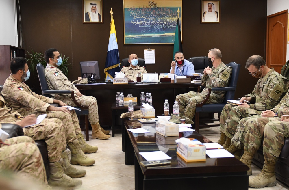 Task Force Spartan Discuss Future Partnership Opportunities with Kuwaiti Partners