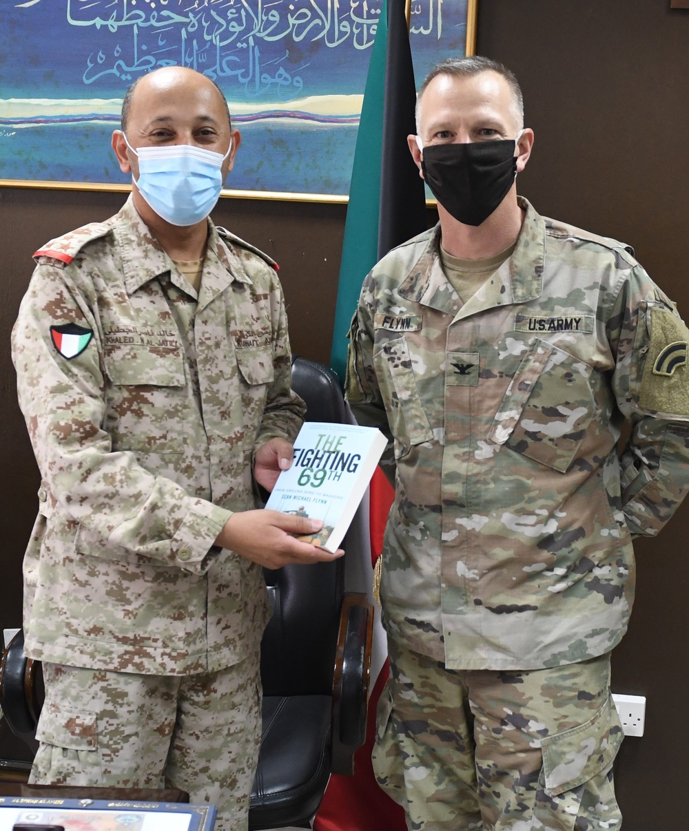 Task Force Spartan Discuss Future Partnership Opportunities with Kuwaiti Partners